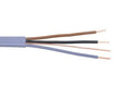 25m of 6243Y1.0mm Three Core & Earth Flat Grey PVC Mains Electricity Cable