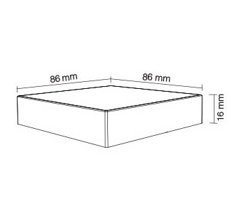 4-Zone Wall Panel Remote (RGB+CCT) (ML-B4)