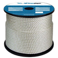 8mm 100mtr 3str NYLON ROPE RL WHITE