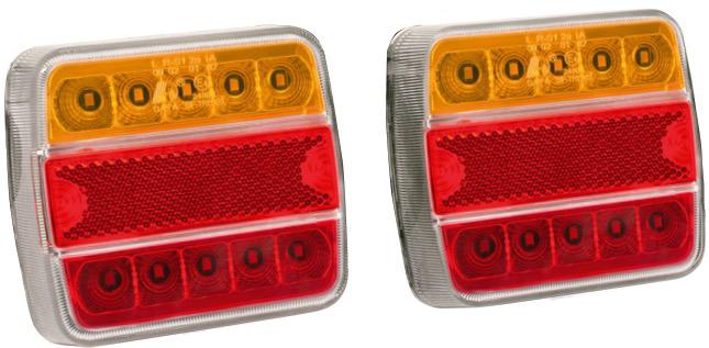 Axis LED Trailer Light Set - 150mm cable - 12V