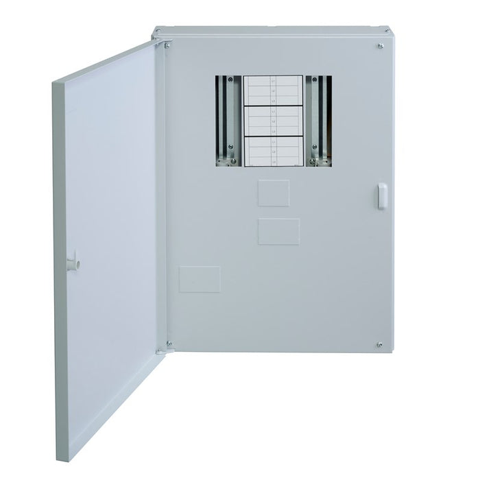 Crabtree 18LS06L 6-Way 125A Surface 3P+N Distribution Board