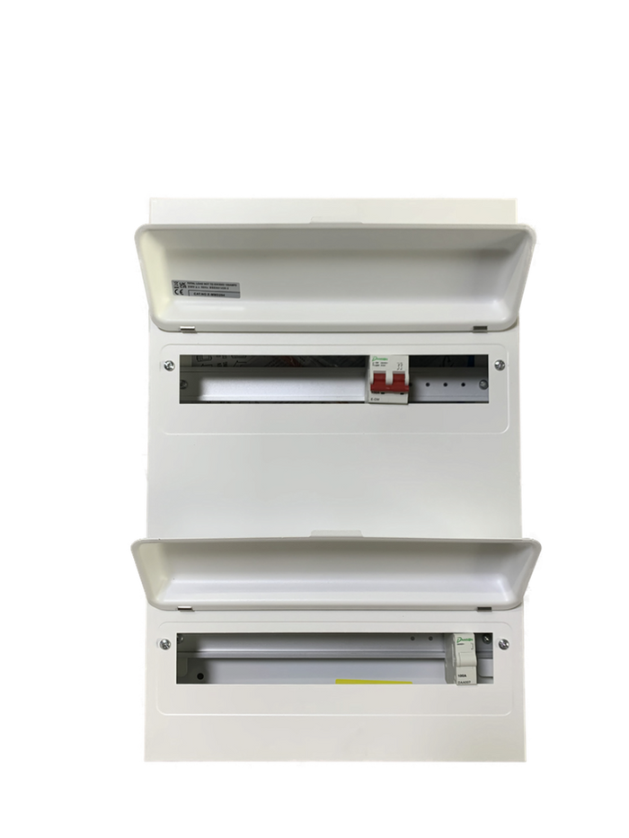 Danson E-MMD294 Double Stacked 29 ways (14+15) Metal Consumer Unit with 100A Main Switch and Connector