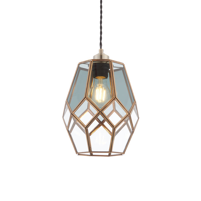 Endon 73296 Ripley 1lt Pendant easyfit