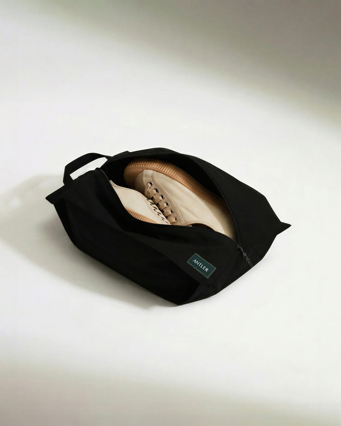 Essential Shoe Bag in Black - Set of 2