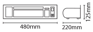 Eterna 2400W Plinth Floor Heater (PFH2400)