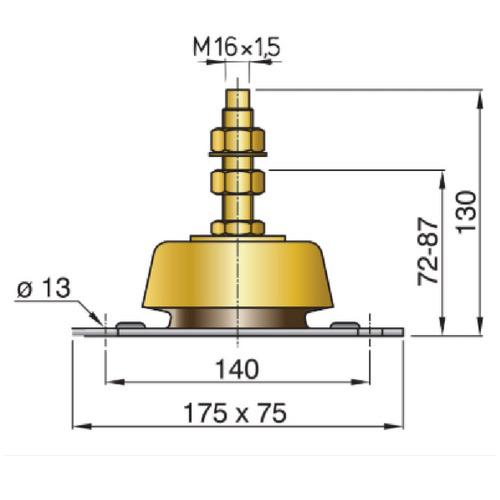 Flexible Engine Mounting Type HY - Bosuns Boat