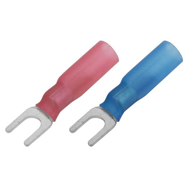 Fork Terminals - Adhesive Heat Shrink - 25 Pack - Bosuns Boat