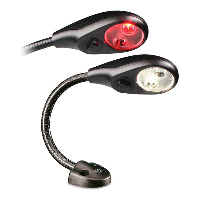 HELLA CHART LAMP RED/WHT 150MM BLACK - Bosuns Boat