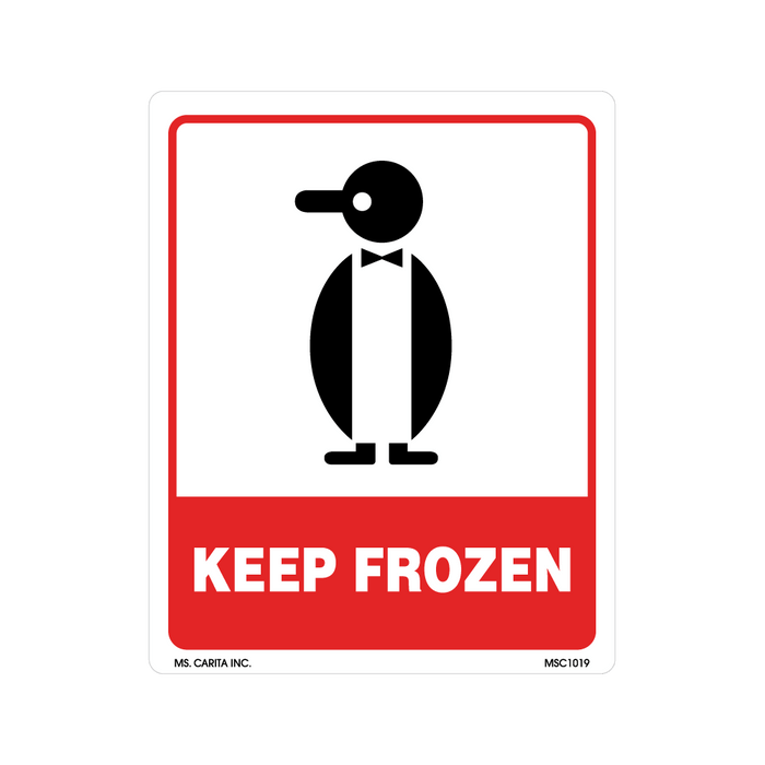 Keep Frozen Labels, 5 Inches x 4 Inches, 500 per Roll