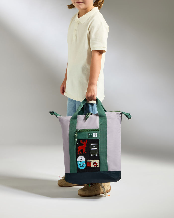 a person holding a bag