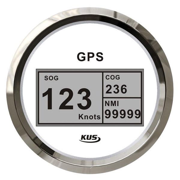 KUS 12/24V GPS/Speedo Gauge - 85mm Dia.