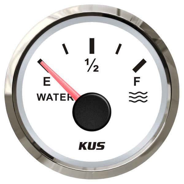 KUS 12V Water Gauge NMEA 2000 - 52mm Dia.