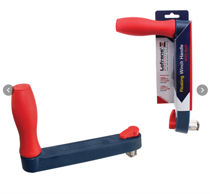 LOFRANS' FLOATING WINCH HANDLE, WITH LOCK