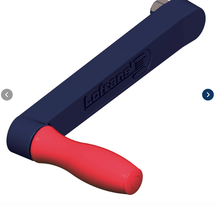 LOFRANS' FLOATING WINCH HANDLE, WITH LOCK