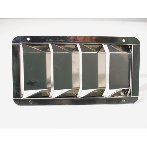 Louvre Vent - Stainless Steel Flat Top