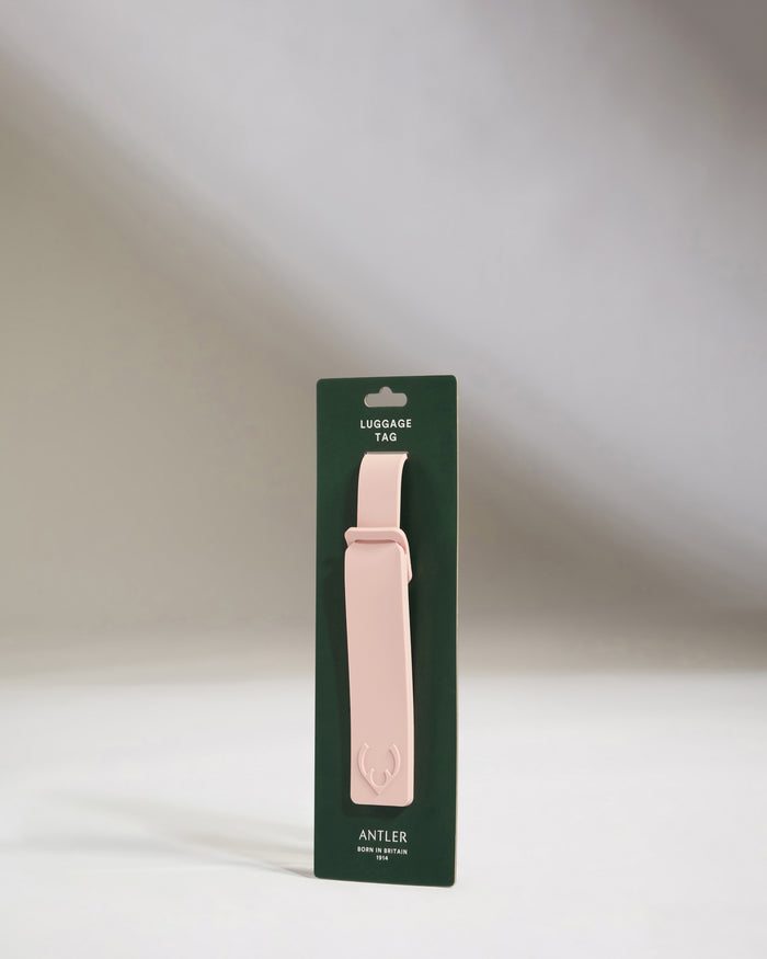 Luggage Tag in Moorland Pink