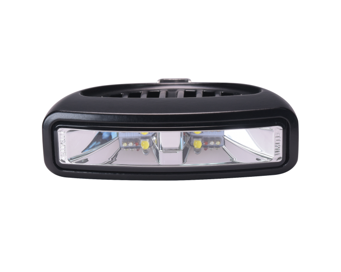 Lumitec Caprera 3 Bracket Mount LED FLOOD LIGHT White/Black - Bosuns Boat