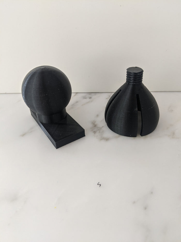 Machine Gun Tow Ball Ornament – 3D Printed Trailer Hitch Accessory