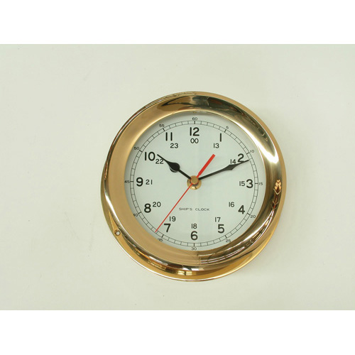 Marine Town Clock - Brass