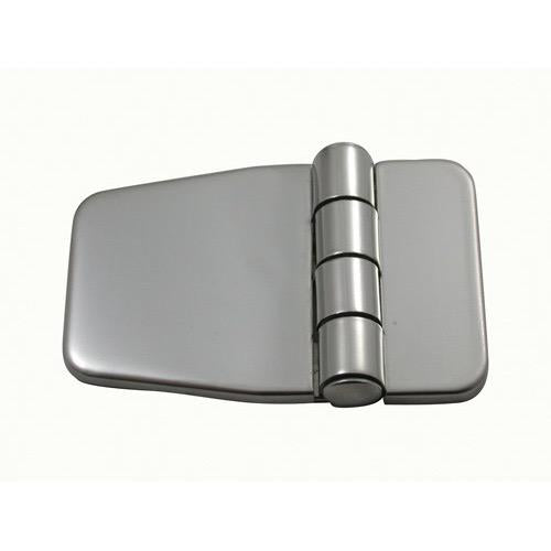 Marine Town Covered Hinges S/S - Length Flat: 58mm - Width: 40mm - Depth: 9mm
