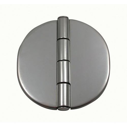 Marine Town Covered Hinges S/S - Length Flat: 66mm - Width: 66mm - Depth: 9mm