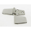 Marine Town Covered Hinges S/S - Length Flat: 80mm - Width: 40mm - Depth: 9mm