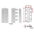 Marine Town Seam Friction Hinge - Covered