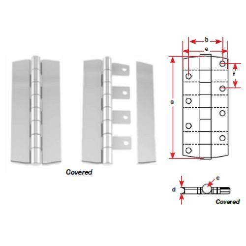 Marine Town Seam Friction Hinge - Covered