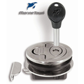 Marine Town Waterproof Flush Catch with Lock - Stalon Cast Stainless Steel, Plastic Back