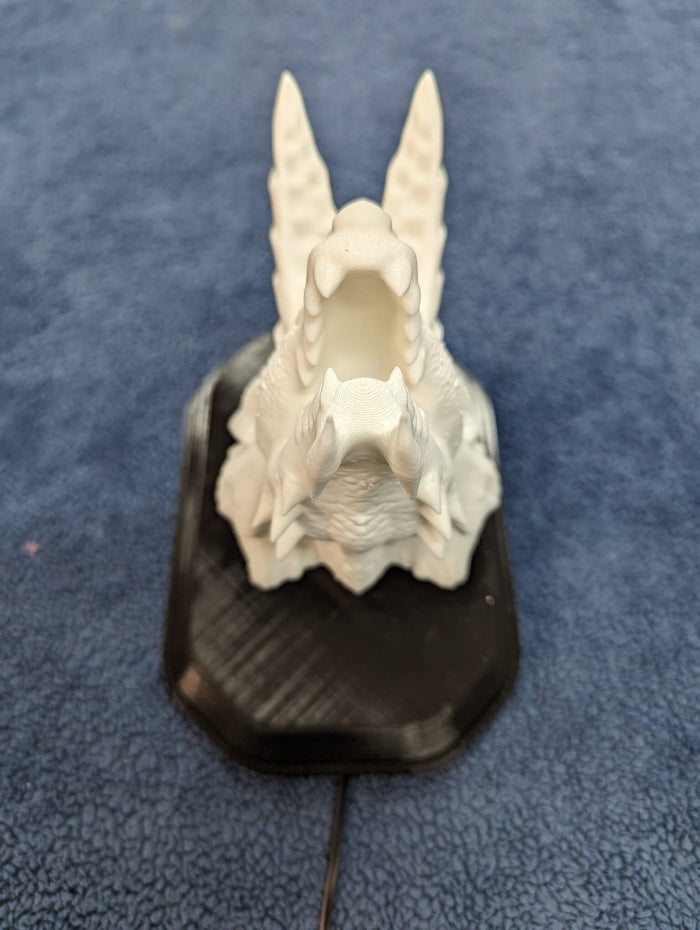 Monster Hunter Zinogre Inspired Wall Trophy Lamp – 3D Printed LED Gaming Decor