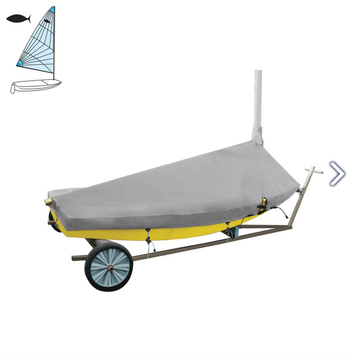 OCEANSOUTH MINNOW SAILING DINGHY DECK COVER WITH MAST - Bosuns Boat