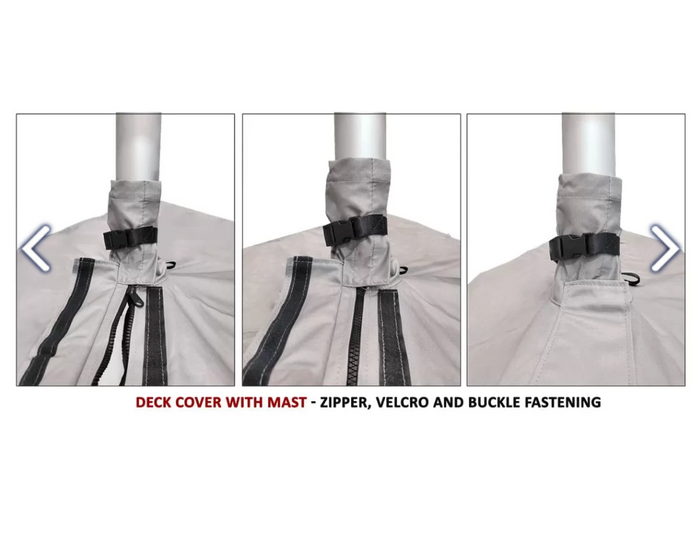 OCEANSOUTH MINNOW SAILING DINGHY DECK COVER WITH MAST - Bosuns Boat