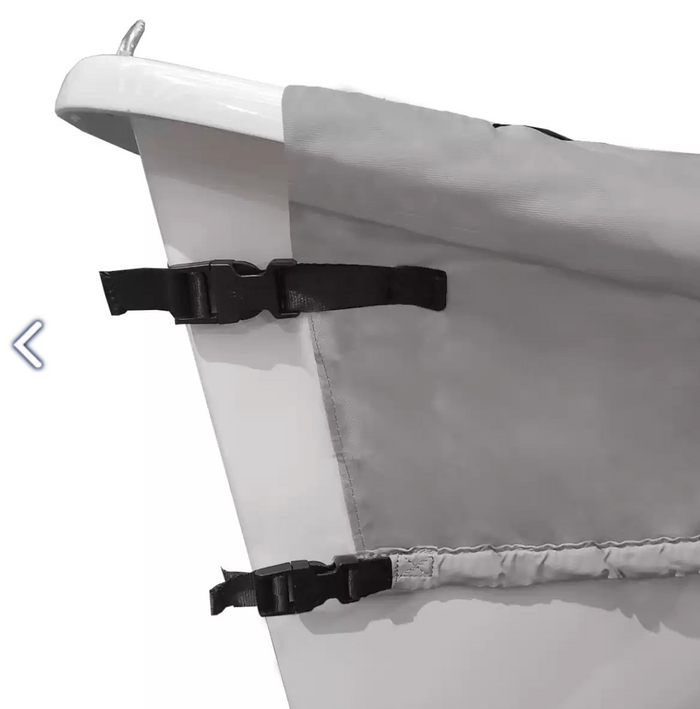 OCEANSOUTH MIRROR SAILING DINGHY DECK COVER WITH MAST