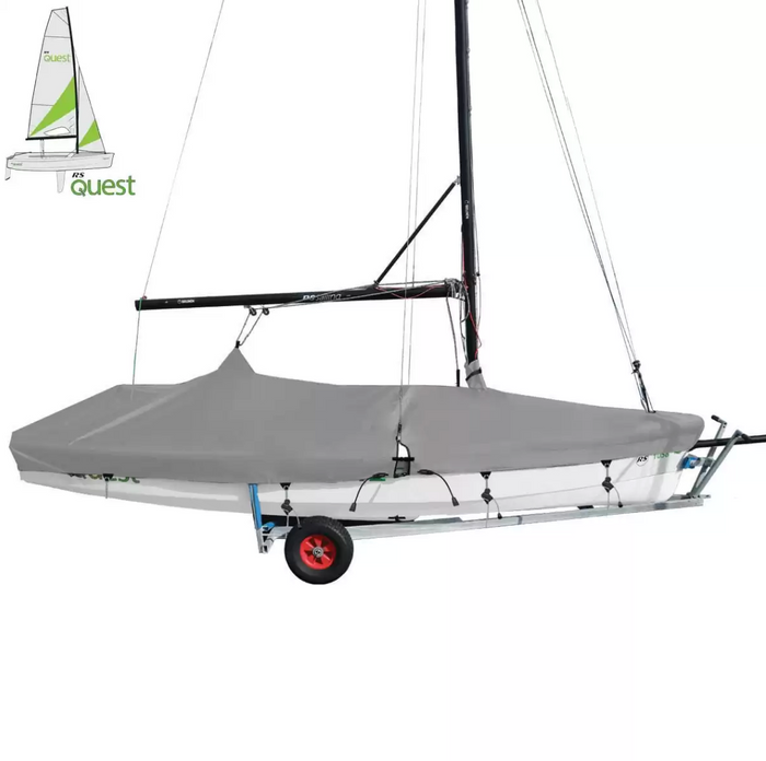 OCEANSOUTH RS QUEST SAILING DINGHY DECK COVER WITH MAST