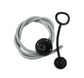 Quick HRC Replacement Wired Deck/Bulkhead Socket Kit with Cap and Gasket