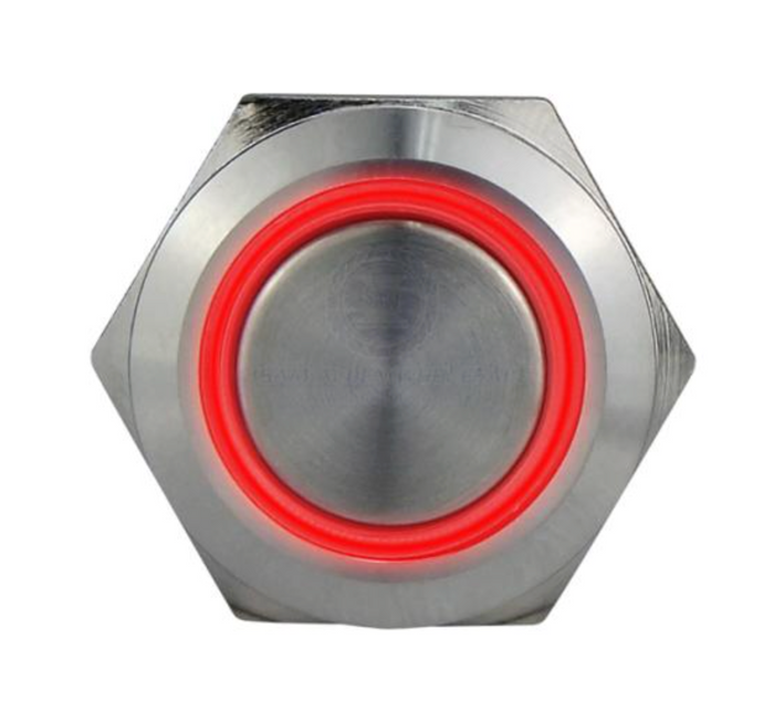 RELAXN 20A PUSH BUTTON SWITCHES - STAINLESS STEEL - Bosuns Boat