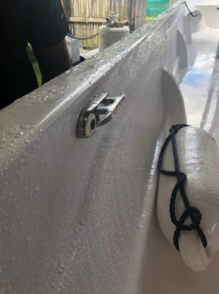 RELAXN CLEATS - FOLD DOWN - SURFACE MOUNT - STAINLESS STEEL