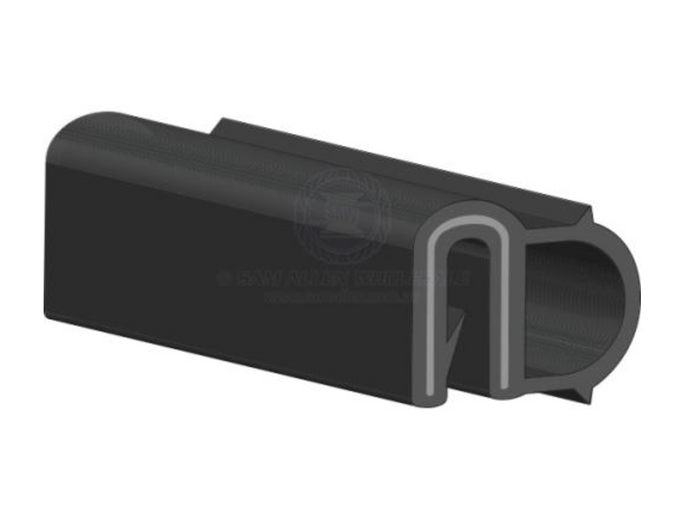 RELAXN EDGE TRIM - EPDM - STEEL INSERT WITH SEAL