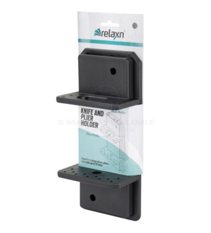 RELAXN KNIFE, PLIERS & LURE HOLDER (BLACK)