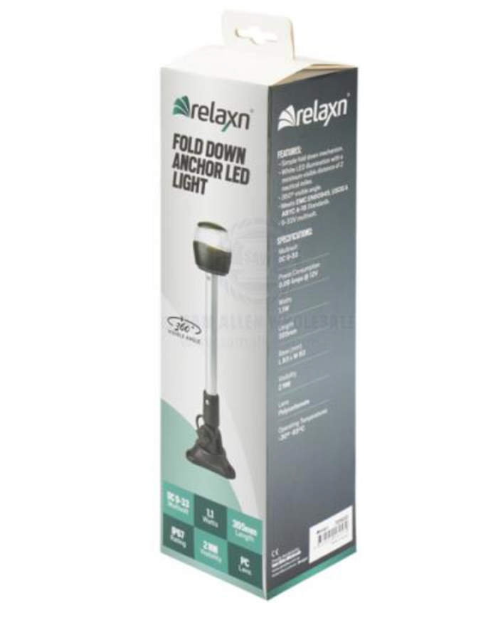 RELAXN LED - ANCHOR LIGHTS - H/D FOLD DOWN BASE