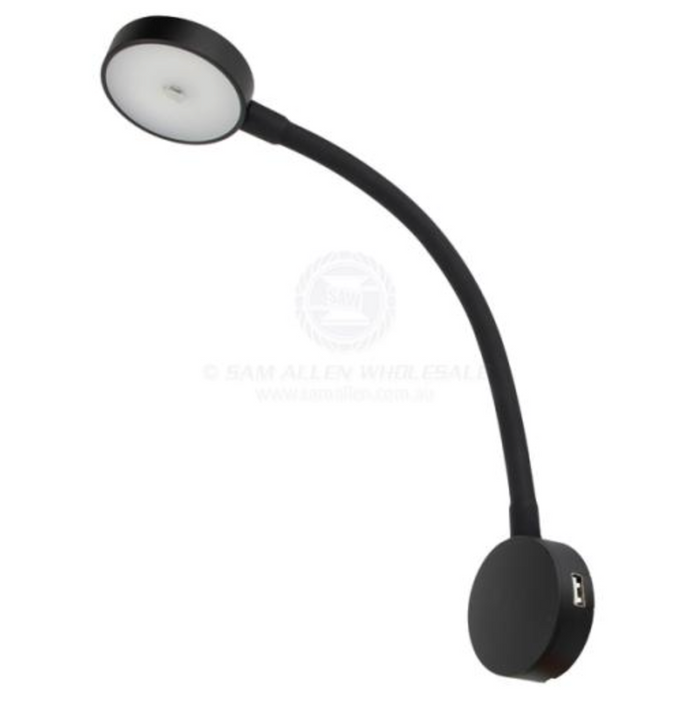 RELAXN LED - FLEXIBLE MAP/READING LIGHT - WITH USB - Bosuns Boat