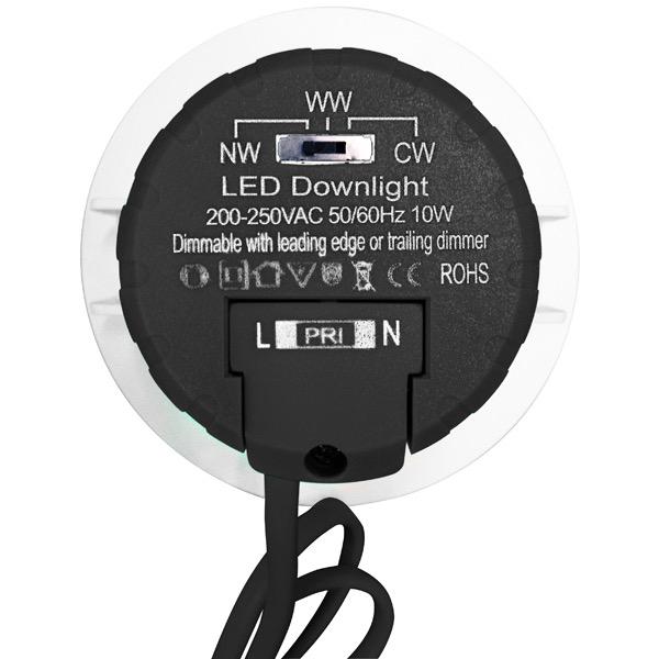 RELAXN LED Down Light Kit 240V AC 10W - Recessed