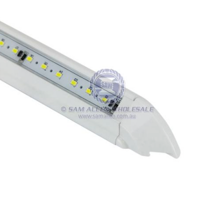 Relaxn light awning LED 45° alloy frame 12v white 582mm - Bosuns Boat