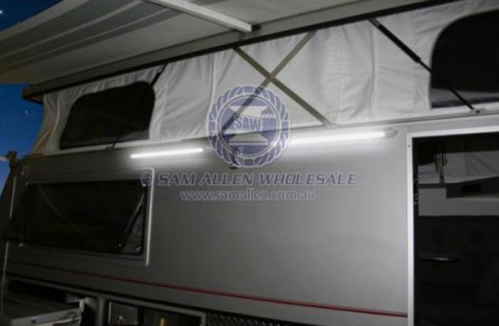Relaxn light awning LED 45° alloy frame 12v white 582mm - Bosuns Boat