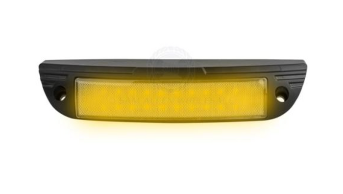Relaxn light LED flood 231mm surface mount white/amber 9-32v 20W black