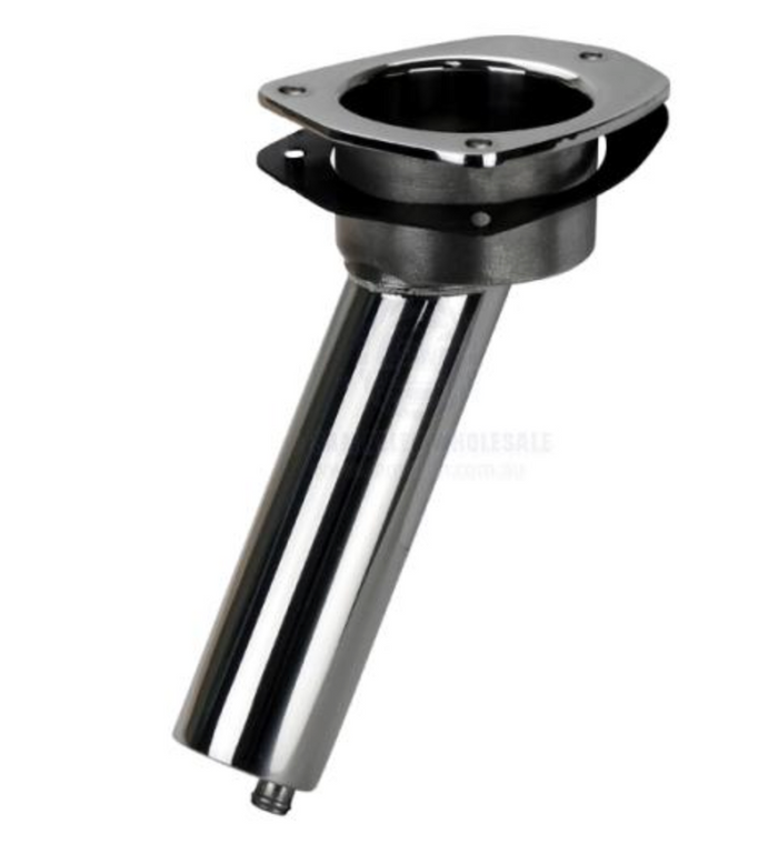 Relaxn rod & cup holder G316 SS 30° flush mount with csk holes