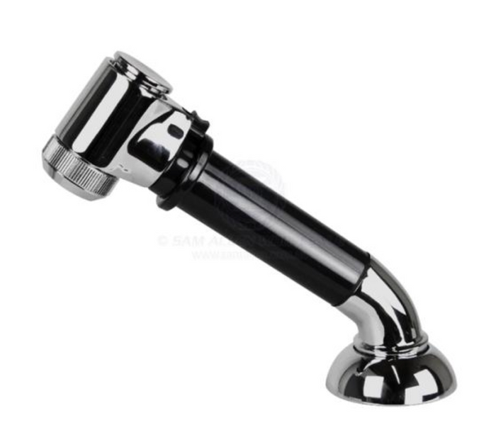 RELAXN SHOWER HEAD - ANGLED WITH S/S HOSE