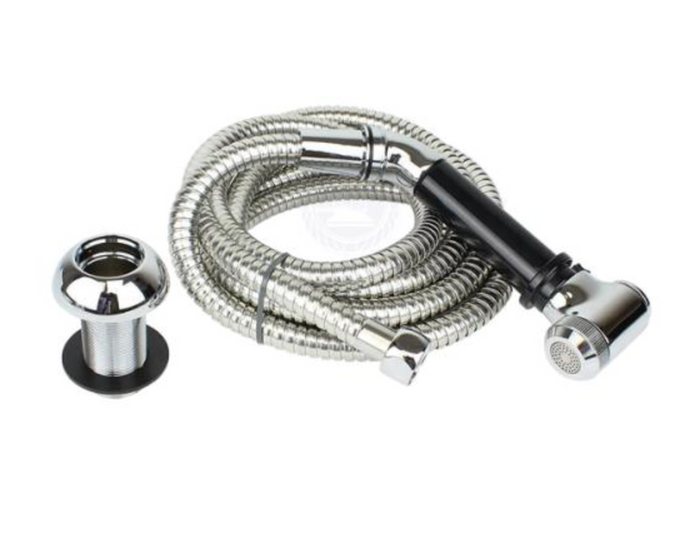 RELAXN SHOWER HEAD - ANGLED WITH S/S HOSE