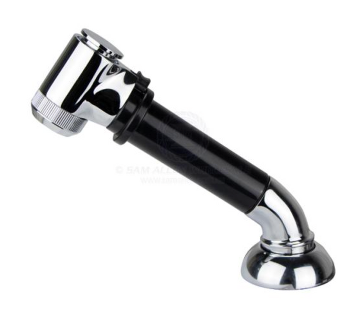 RELAXN SHOWER HEAD - ANGLED WITH S/S HOSE
