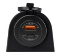 RELAXN SOCKET - SINGLE SURFACE MOUNT - DUAL USB-A/USB-C CHARGER